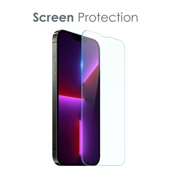 Northjo iPhone 13 Pro Max Deksel med Skjermbeskytter og Kamerabeskytter 3-i-1