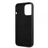 Guess iPhone 13 Pro Max Deksel Metal Triangle Svart
