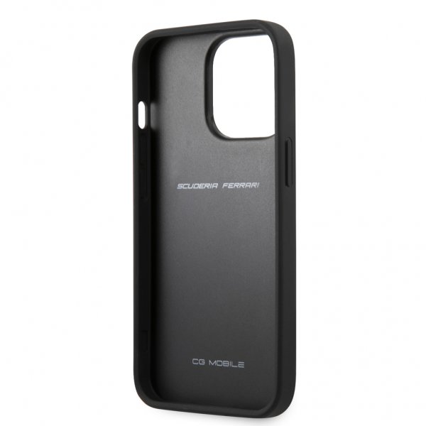 Ferrari iPhone 13 Pro Max Deksel Perforert Svart