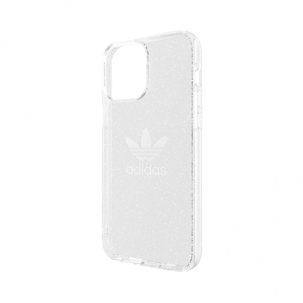 Adidas iPhone 13 Pro Max Deksel Beskyttende Klar Etui Glitter Klar
