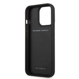 Ferrari iPhone 13 Pro Max Deksel Real Carbon Metal Logo Svart