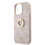 Guess iPhone 13 Pro Max Deksel Ring Stand Rosa