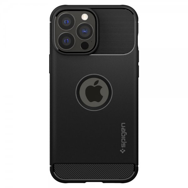 Spigen iPhone 13 Pro Max Deksel Rugged Armor Matte Black