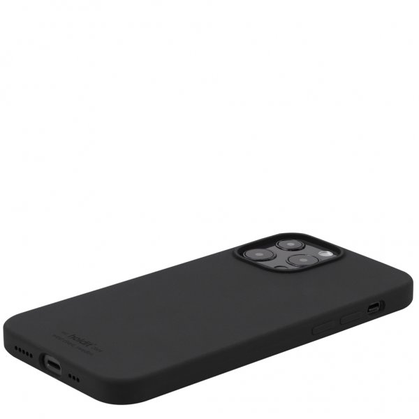 holdit iPhone 13 Pro Max Deksel Silikon Svart
