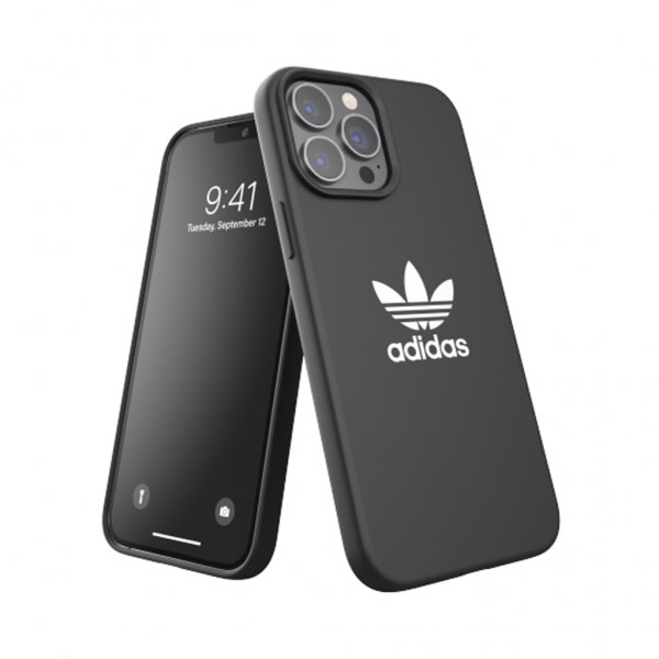 Adidas iPhone 13 Pro Max Deksel Silikon Etui Svart