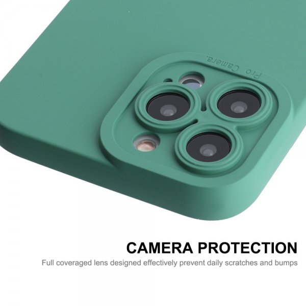 ENKAY iPhone 13 Pro Max Deksel Silikoni Grønn