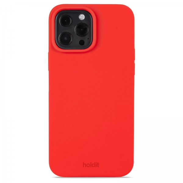 holdit iPhone 13 Pro Max Deksel Silikon Chili Red