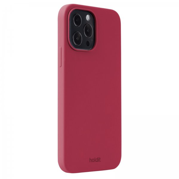 holdit iPhone 13 Pro Max Deksel Silikon Red Velvet