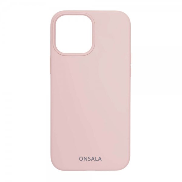 Onsala iPhone 13 Pro Max Deksel Silikon Sand Pink