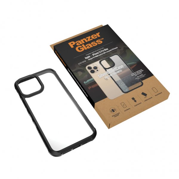 PanzerGlass iPhone 13 Pro Max Deksel SilverBullet Case Svart