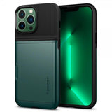Spigen iPhone 13 Pro Max Deksel Slim Armor CS Midnight Green
