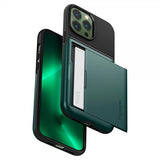 Spigen iPhone 13 Pro Max Deksel Slim Armor CS Midnight Green