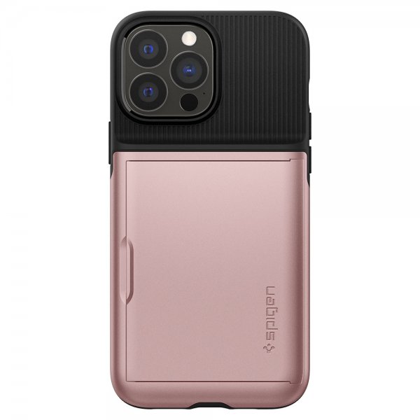 Spigen iPhone 13 Pro Max Deksel Slim Armor CS Rosegull