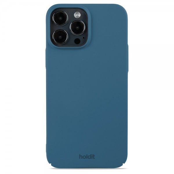 holdit iPhone 13 Pro Max Deksel Slim Case Denim Blue