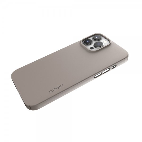 Nudient iPhone 13 Pro Max Deksel Thin Case V3 MagSafe Clay Beige