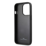 BMW iPhone 13 Pro Max Deksel Triangle Pattern Svart