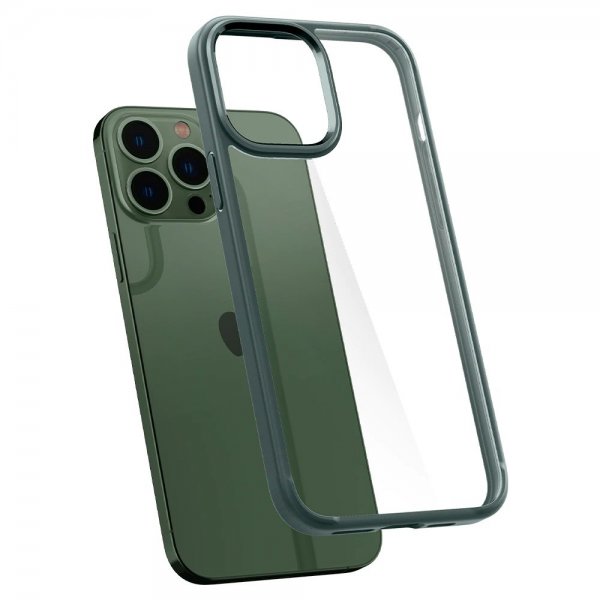 Spigen iPhone 13 Pro Max Deksel Ultra Hybrid Midnight Green
