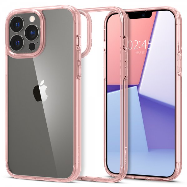 Spigen iPhone 13 Pro Max Deksel Ultra Hybrid Rose Crystal