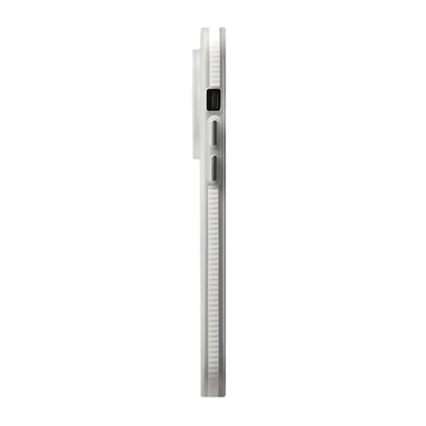 Rvelon iPhone 13 Pro Deksel Korrugerte MagSafe Hvit