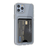 Rvelon iPhone 13 Pro Deksel Kortholder Transparent