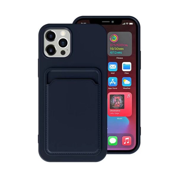 iPhone 13 Pro Deksel Kortholder Blå