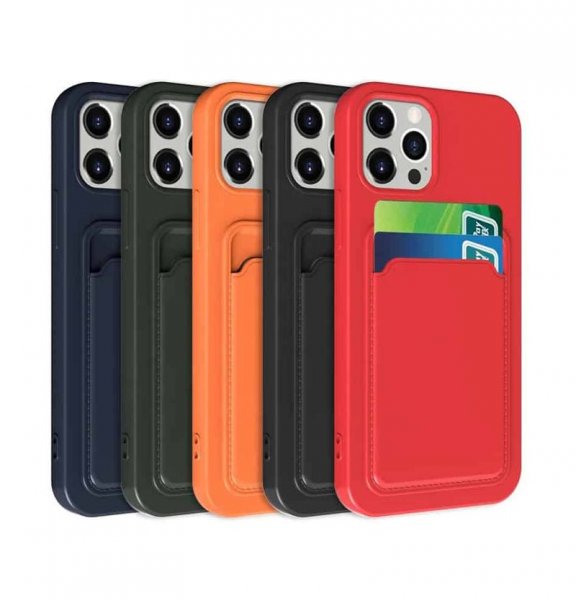 iPhone 13 Pro Deksel Kortholder Oransje