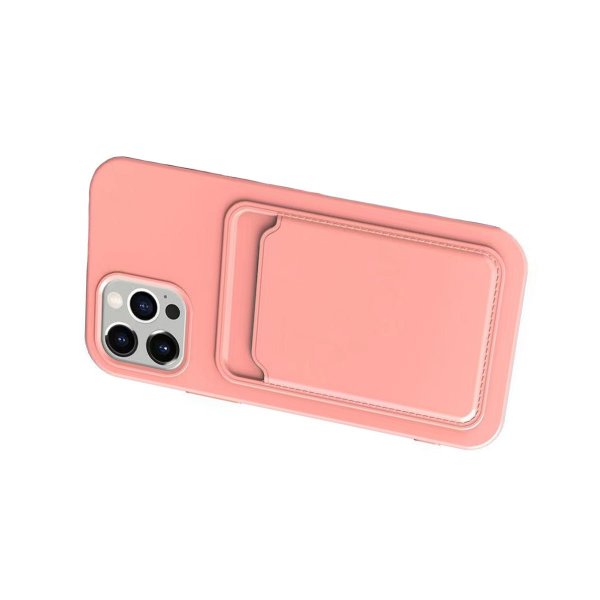 iPhone 13 Pro Deksel Kortholder Rosa