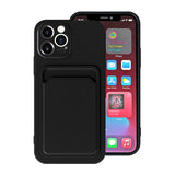 iPhone 13 Pro Deksel Kortholder Svart