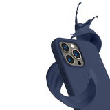 Rvelon iPhone 13 Pro Deksel Silikon Blå