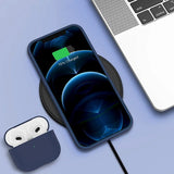 Rvelon iPhone 13 Pro Deksel Silikon Blå
