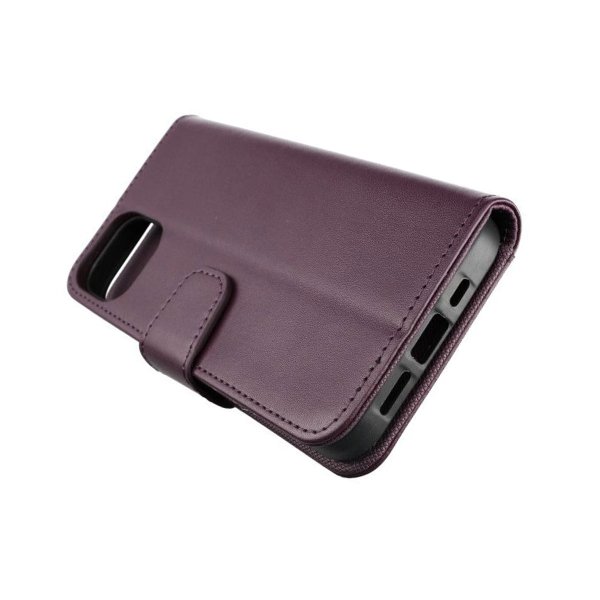 Rvelon iPhone 13 Pro Etui Utbrettbar Kortlomme Lilla