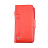 Rvelon iPhone 13 Pro Etui Utbrettbar Kortlomme Rød