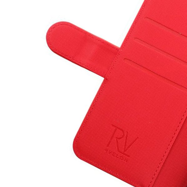 Rvelon iPhone 13 Pro Etui Detachable Wallet Case Rød