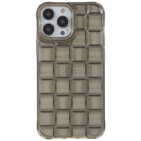 iPhone 13 Pro Deksel 3D Mønster Svart