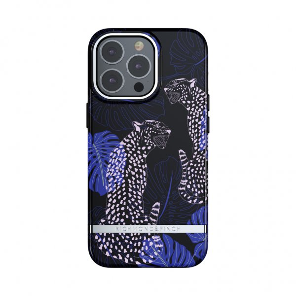 Richmond & Finch iPhone 13 Pro Deksel Blue Cheetah