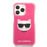 Karl Lagerfeld iPhone 13 Pro Deksel Choupette Fuchsia