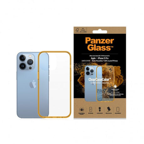 PanzerGlass iPhone 13 Pro Deksel ClearCase Color Tangerine