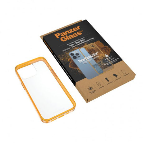PanzerGlass iPhone 13 Pro Deksel ClearCase Color Tangerine