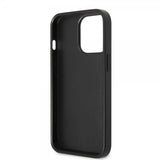 Guess iPhone 13 Pro Deksel Double Cardslot Metal Triangle Svart