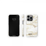 Ideal of Sweden iPhone 13 Pro Deksel Fashion Case Golden Pearl Marble