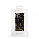 Ideal of Sweden iPhone 13 Pro Deksel Fashion Case Golden Smoke Marble