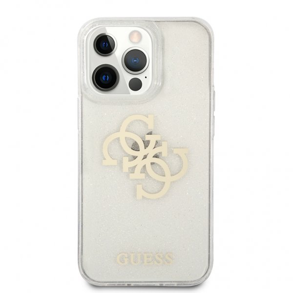 Guess iPhone 13 Pro Deksel Full Glitter Transparent