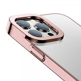 Baseus iPhone 13 Pro Deksel Glitter Series Rosa