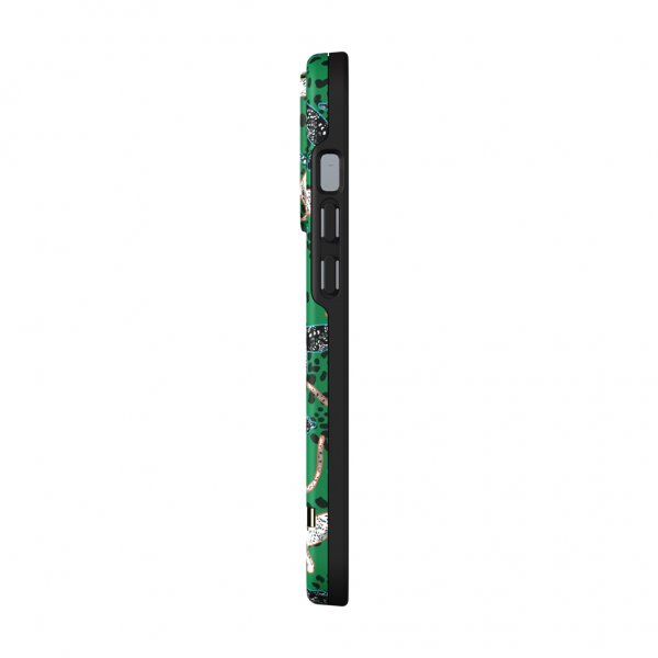 Richmond & Finch iPhone 13 Pro Deksel Green Leopard