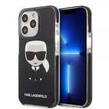 Karl Lagerfeld iPhone 13 Pro Deksel Iconic Full Body Svart