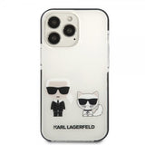 Karl Lagerfeld iPhone 13 Pro Deksel Karl & Choupette Hvit