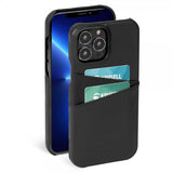 Krusell iPhone 13 Pro Deksel Leather CardCover Vintage Black