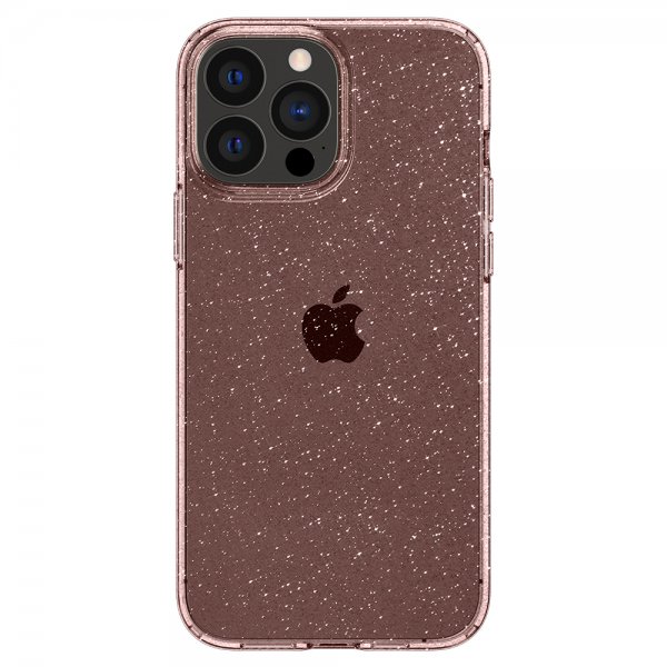 Spigen iPhone 13 Pro Deksel Liquid Crystal Glitter Rose Quartz