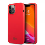 Lacoste iPhone 13 Pro Deksel Liquid Silicone Glossy Logo Rød