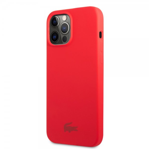 Lacoste iPhone 13 Pro Deksel Liquid Silicone Glossy Logo Rød